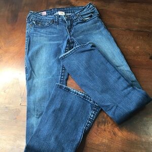True Religion Indigo Women's Straight Leg Jeans